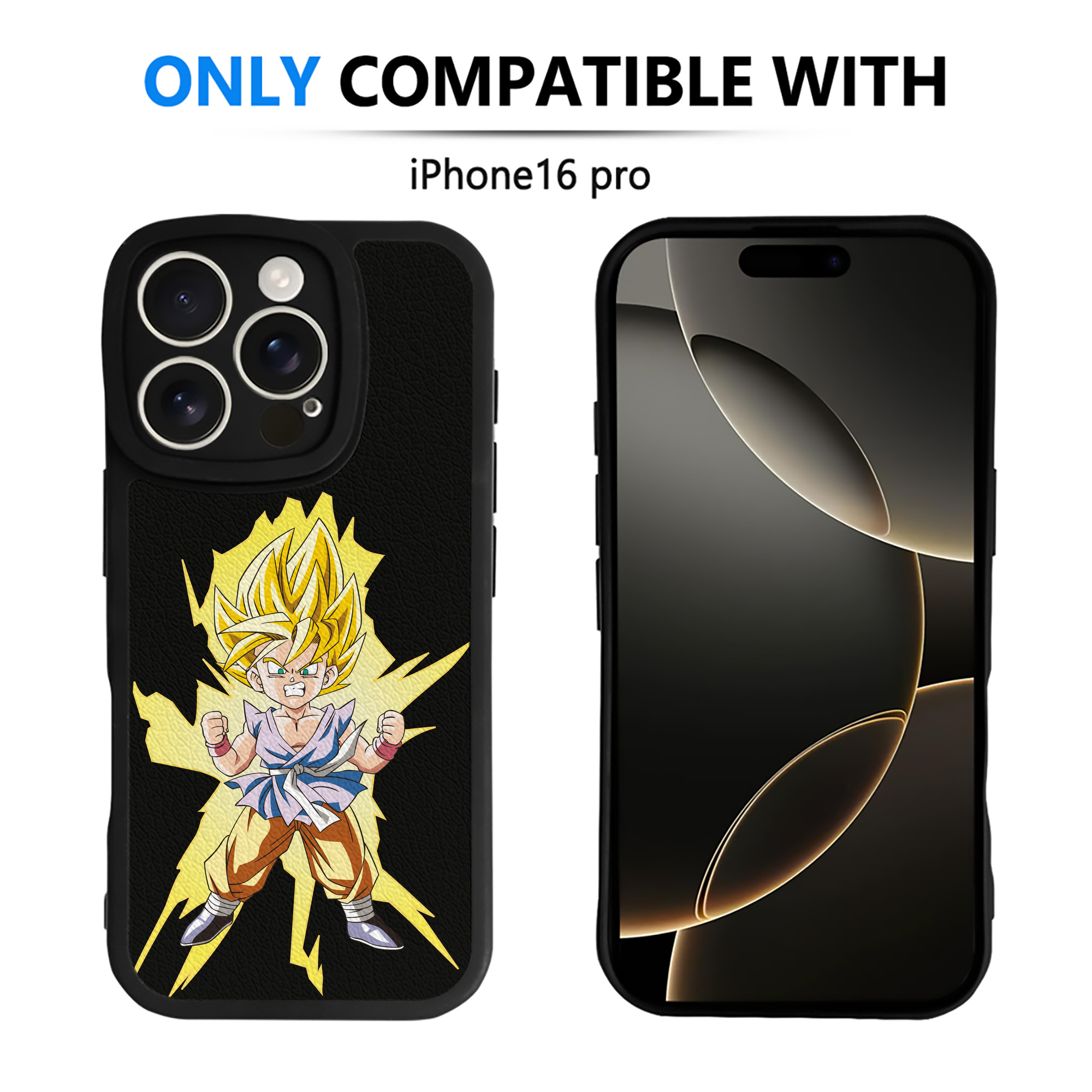 （画像用） ドラゴンボール ベジット DRAGON BALL Vegetto 【iPhone 16シリーズ対応】シリコンスマホケース（レザー調） 材質：シリコン